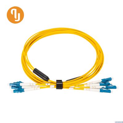 4LC/UPC-4LC/UPC_SM_4C_G657A1_9／125μm_LSZH_3,0mm_单模四芯光纤跳线