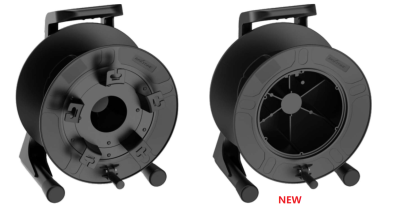 H02-380w Plastic Translation Outdoor Field Deployable Optical Cable Patch Cord Drum Reel Roller