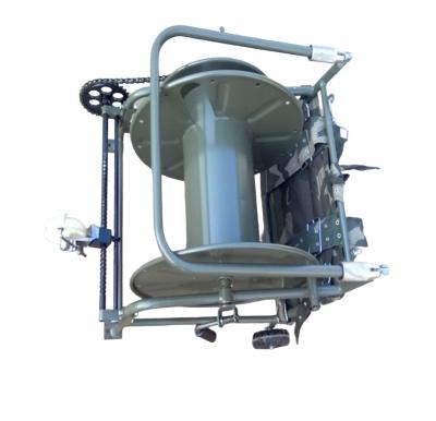 H05-415w Metal Translation Outdoor Field Deployable Optical Cable Patch Cord Drum Reel Roller